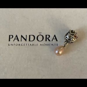 Pandoras beautiful pearl & gem charm!